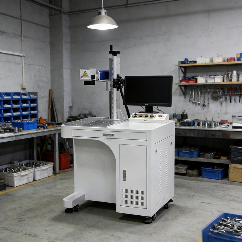Industrial Laser Engraving Machine For Metal - Macchina per Marcatura Laser a Fibra