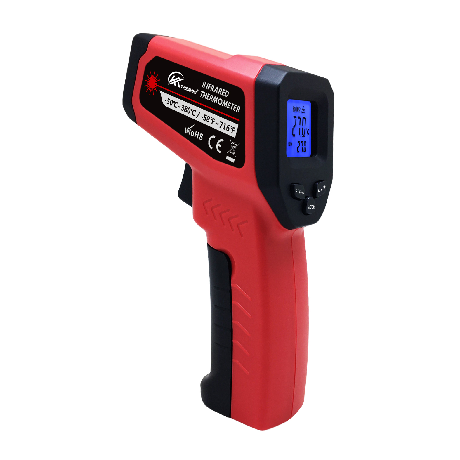 Industrial Laser Blaster - Termometro elettronico industriale LCD senza contatto-50