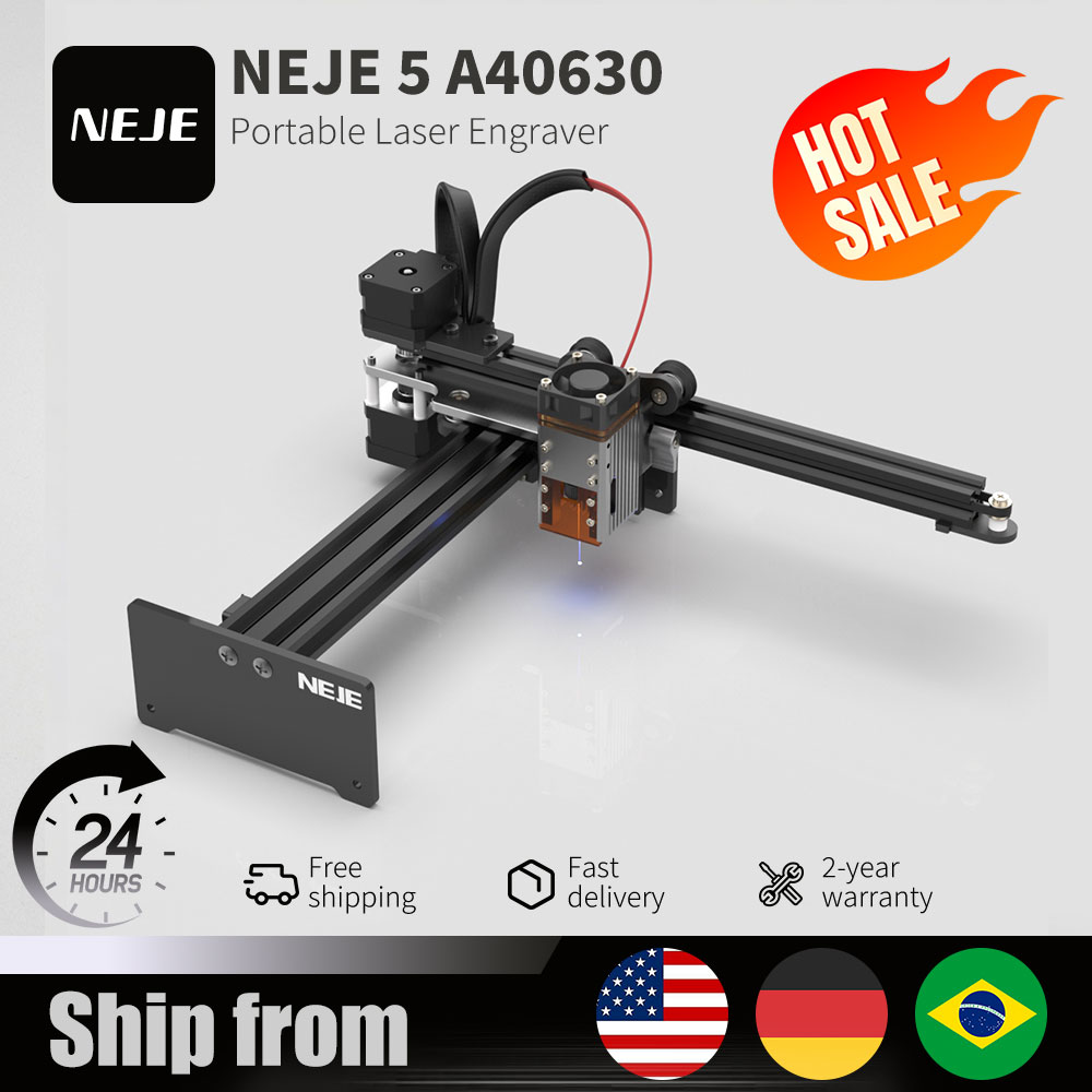Industrial Laser Etching Machine - NEJE 5 A40630 20W Incisore Laser