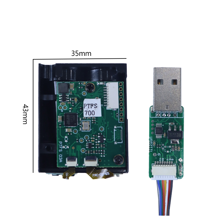 Industrial Laser Measuring Device - Modulo Sensore di Distanza Laser TOF,