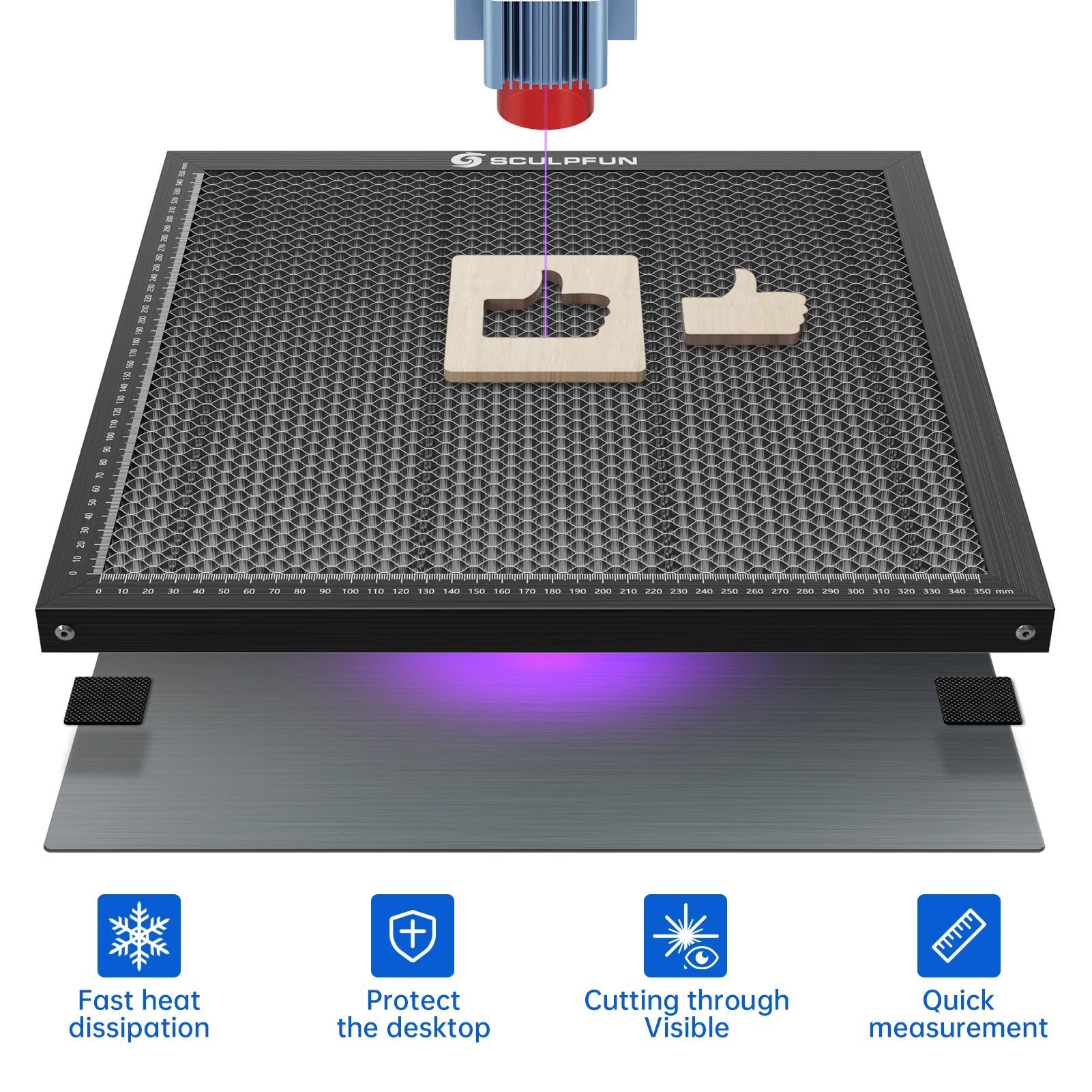 Honeycomb Laser Bed - Tavolo da lavoro a nido d'ape
