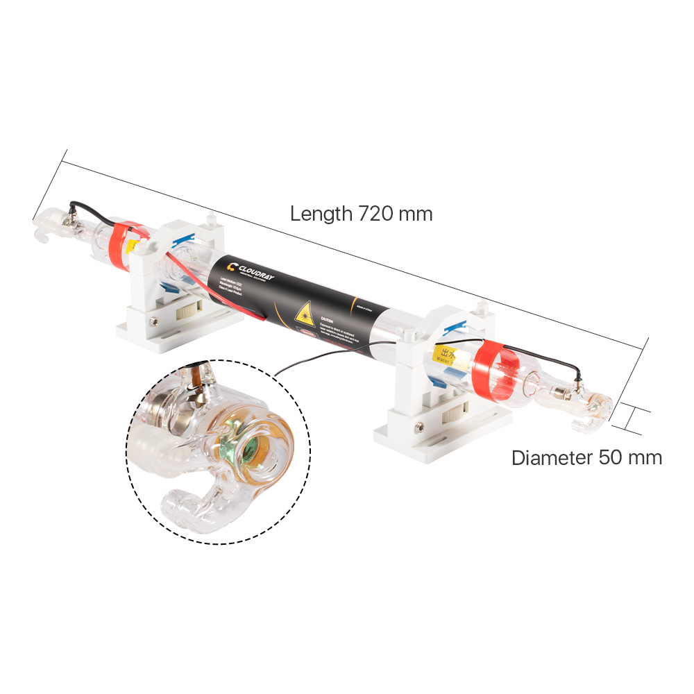 Tubo Laser CO2 Yunlei AR25/AR4 - Laser Tube Replacement recensione e prezzo