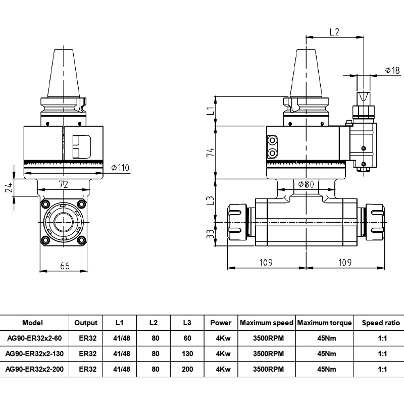 Testa di fresatura ad angolo r - Cnc Milling Machine recensione e prezzo