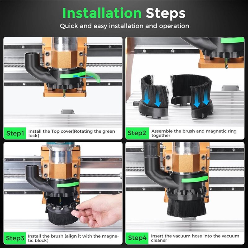 ABLJ 2 pezzi di protezioni ant - Dust Shoe Cnc recensione e prezzo
