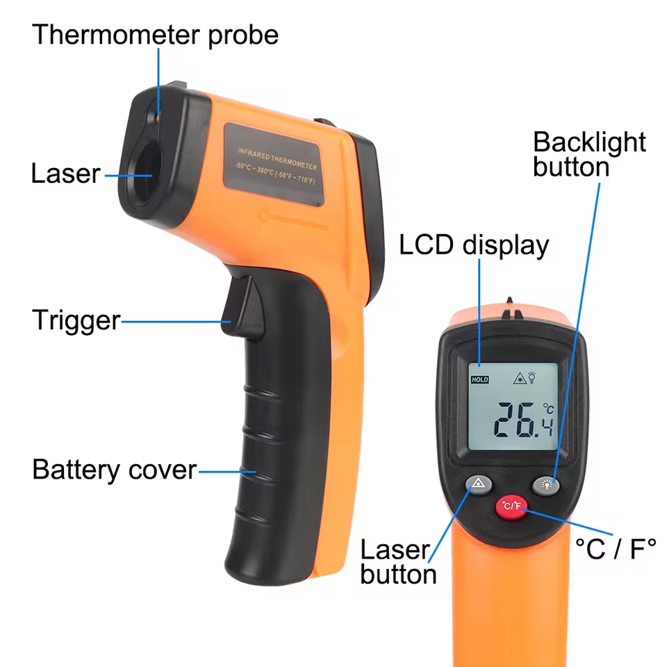 Nuovo Termometro Digitale a In - Industrial Laser Blaster recensione e prezzo