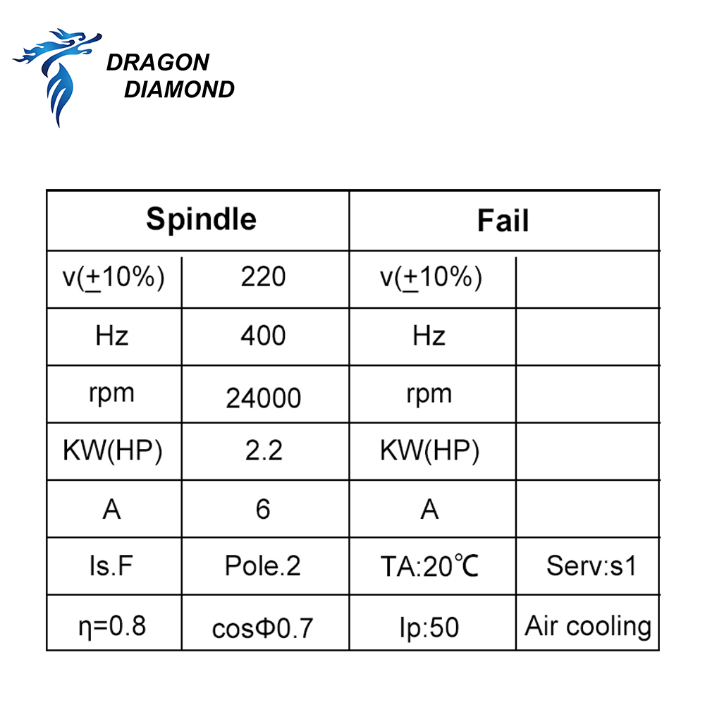 Dragon Diamond HQD 2.2KW 3KW 6 - Cnc Milling Machine recensione e prezzo