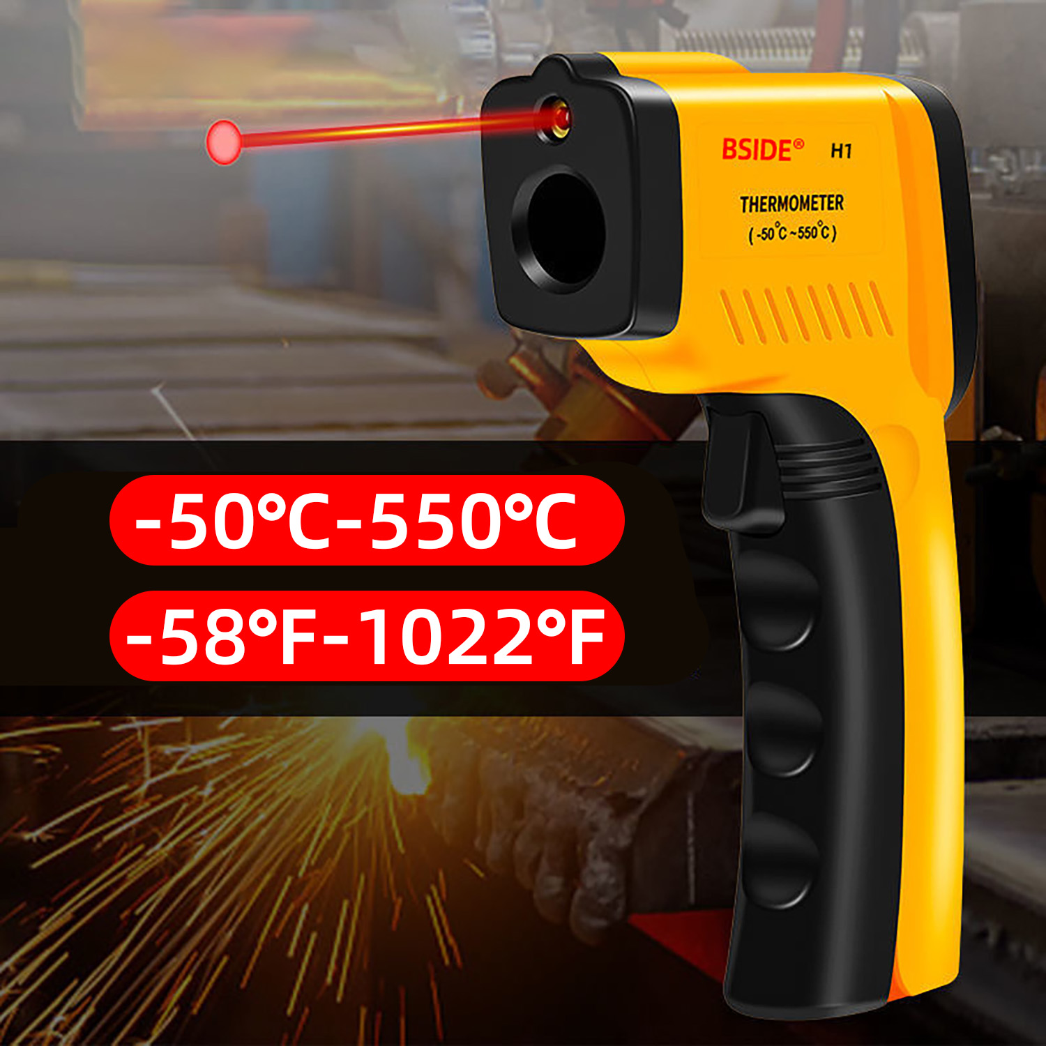 Termometro digitale a infraros - Industrial Laser Blaster recensione e prezzo