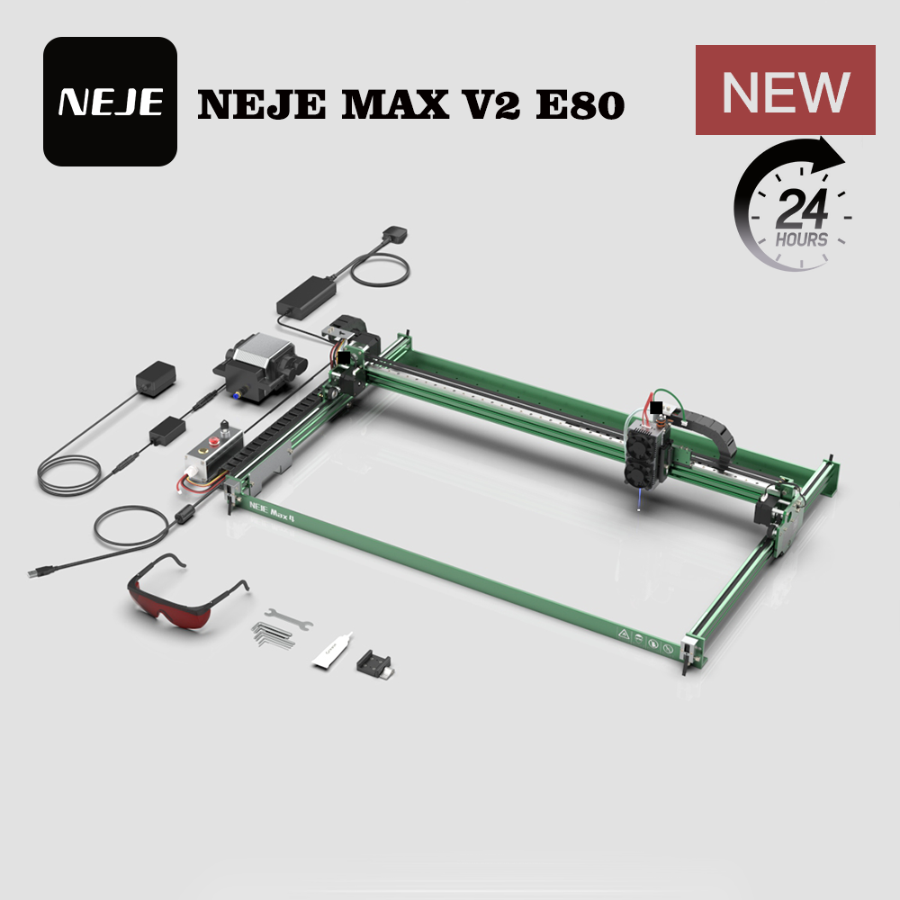Incisore laser NEJE MAX V2 E80 - Industrial Laser Engraver recensione e prezzo