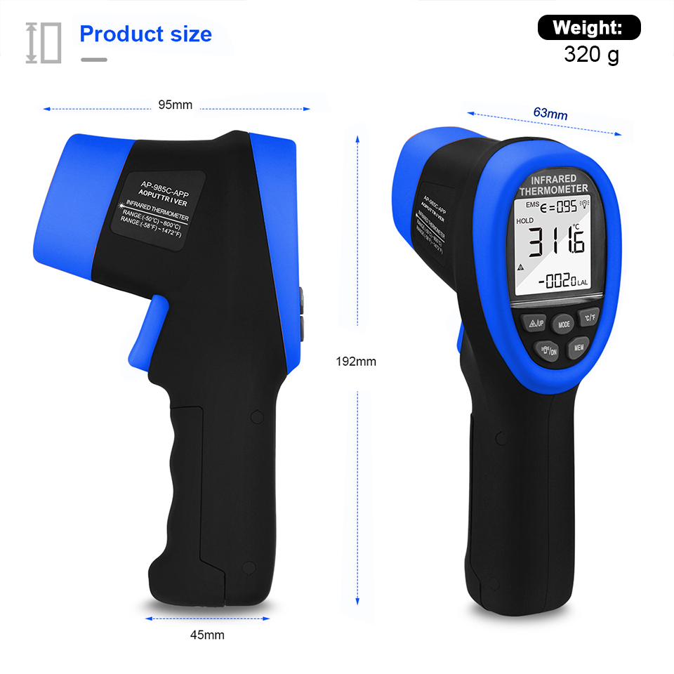 Termometro a Infrarossi, Dispo - Industrial Laser Measuring Device recensione e prezzo